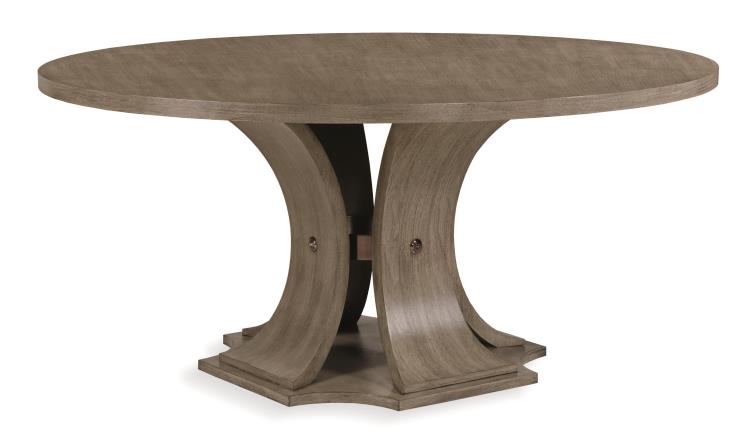 Sanford 72" Round Dining Table - Greige