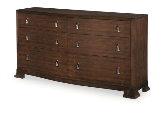 Frasier Serpentine Dresser - Brunette