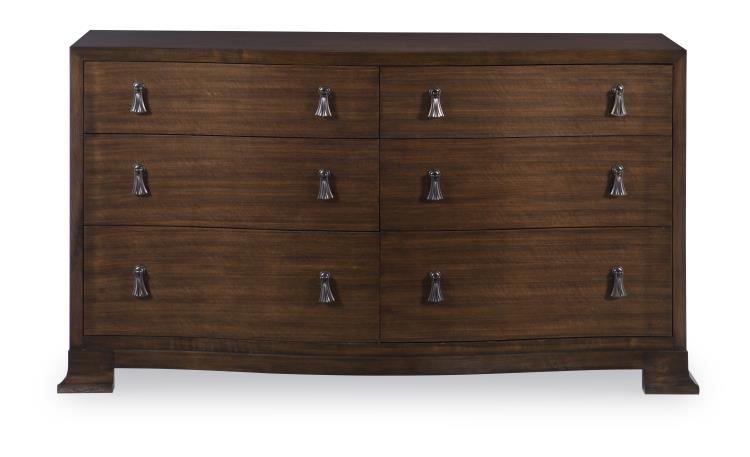 Frasier Serpentine Dresser - Brunette