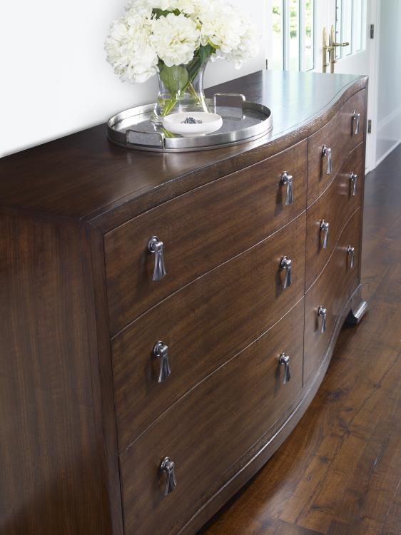 Frasier Serpentine Dresser - Brunette