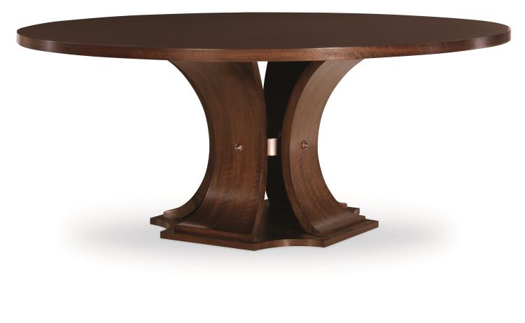 Sanford 72 " Round Dining Table - Brunette