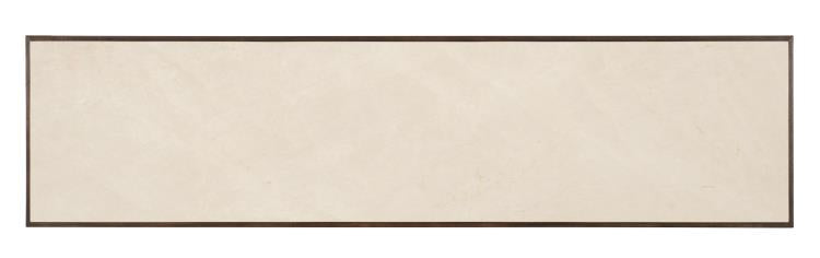 Warner Console Table With Stone Top - Brunette