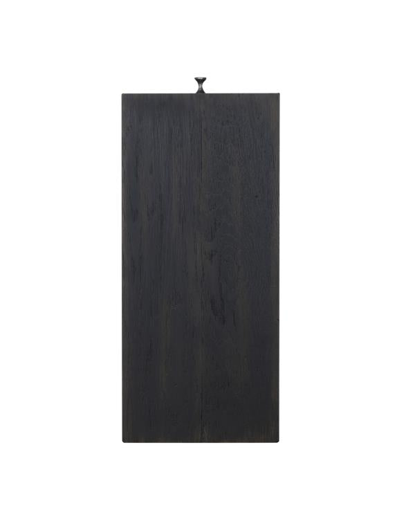 Charles Chairside Table - Black Rustic