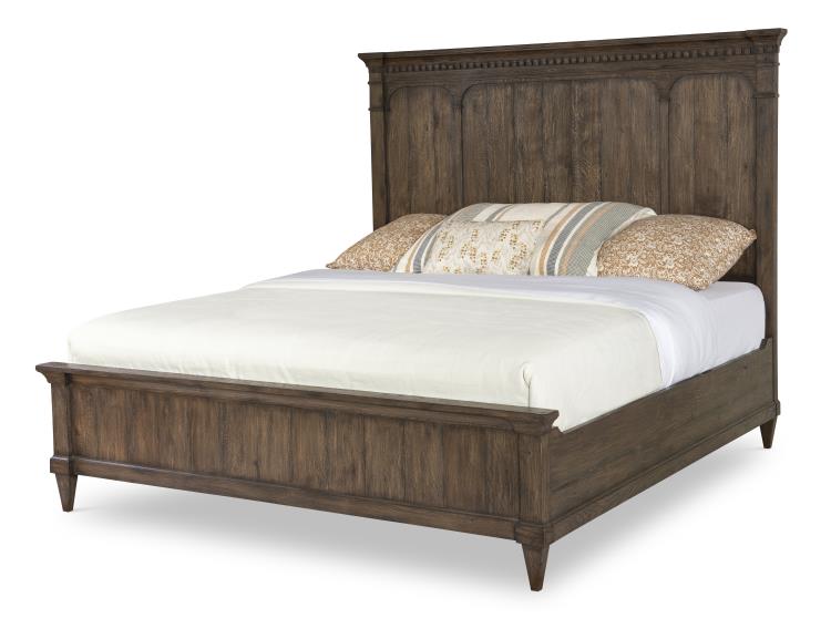 Montgomery Panel Bed King 6/6 - Brown Rustic