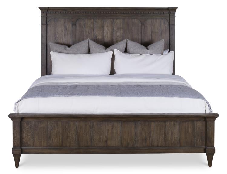 Montgomery Panel Bed King 6/6 - Brown Rustic