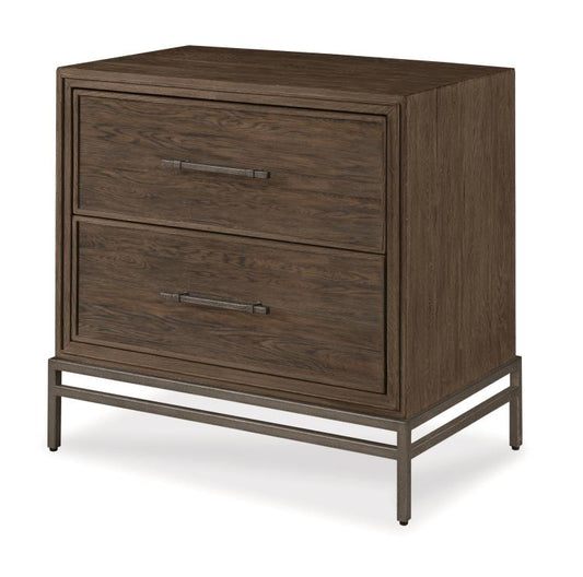 Benton Nightstand - Brown Rustic