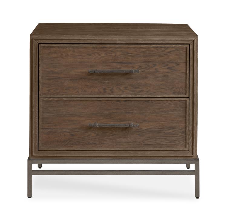 Benton Nightstand - Brown Rustic