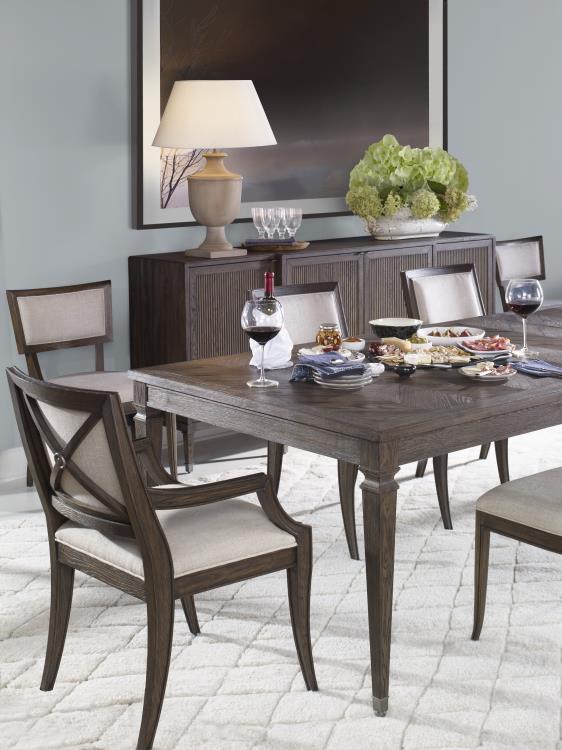 Daniel Dining Table - Brown Rustic