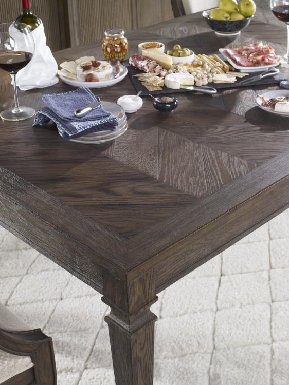 Daniel Dining Table - Brown Rustic