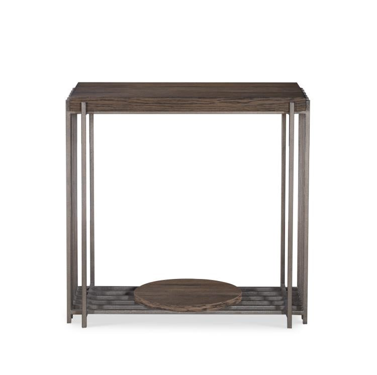 Matthew Accent Table - Brown Rustic