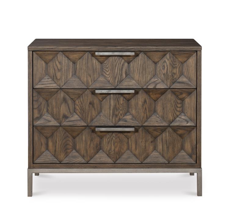 Elliott Three Drawer Chest - Brown Rustic