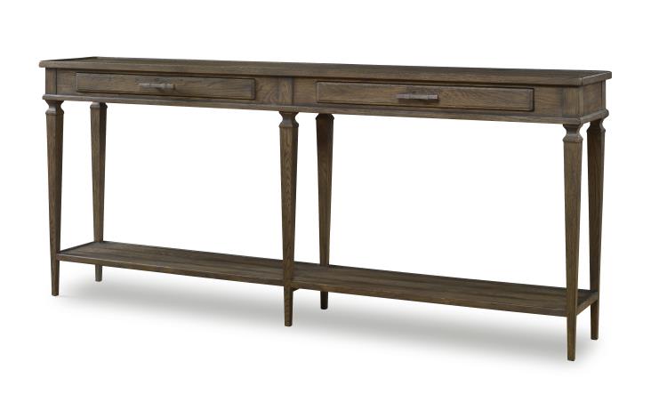 Aiden Console Table - Brown Rustic