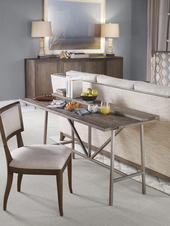 Phillip Flip-Top Table - Brown Rustic