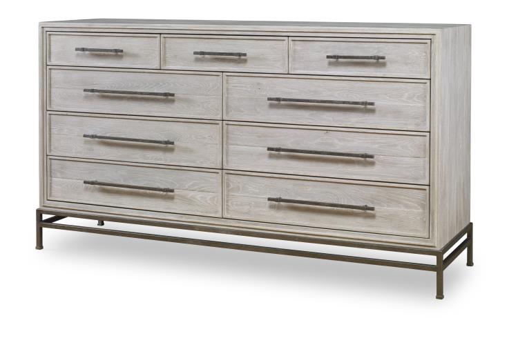 Benton Dresser - White Rustic