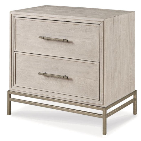 Benton Nightstand - White Rustic