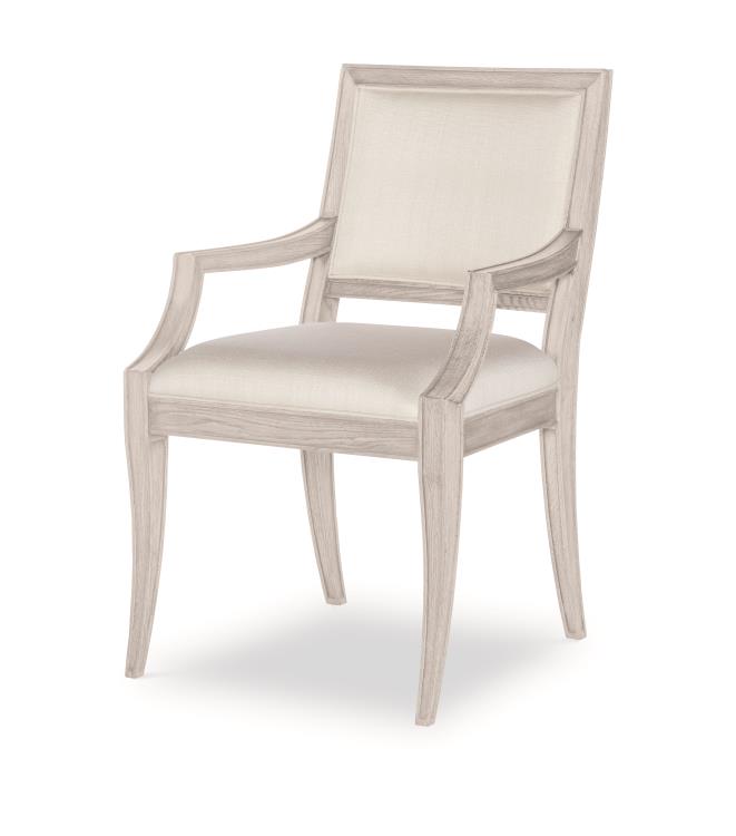 Bailey Arm Chair - White Rustic