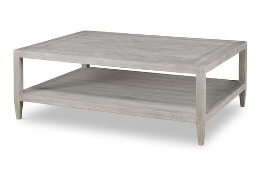 Dalton Cocktail Table - White Rustic