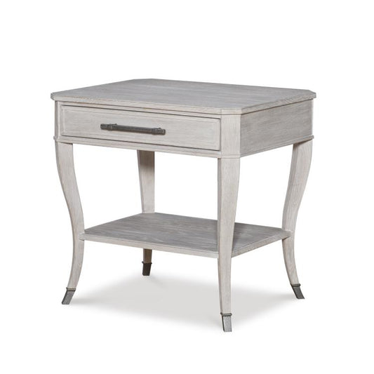 Benjamin Side Table - White Rustic