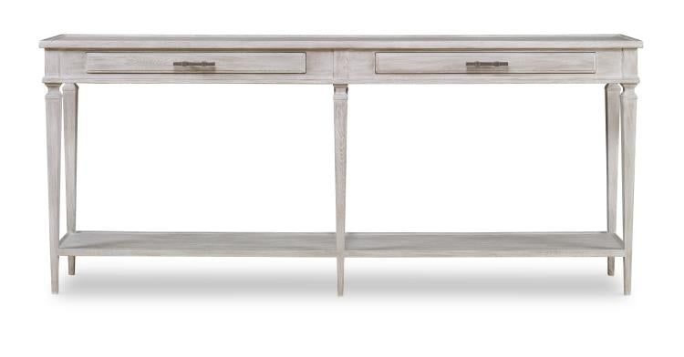 Aiden Console Table - White Rustic