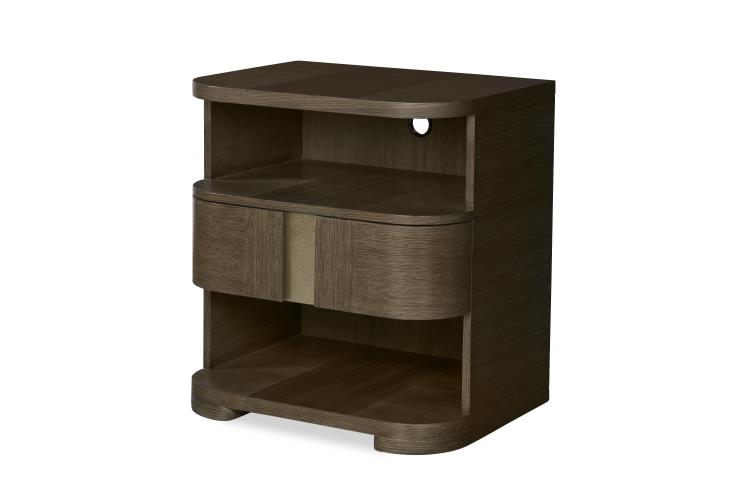 Carino Single Drawer Nightstand - Cocoa