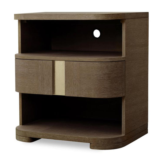 Carino Single Drawer Nightstand - Cocoa