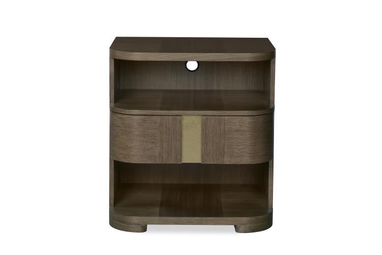 Carino Single Drawer Nightstand - Cocoa