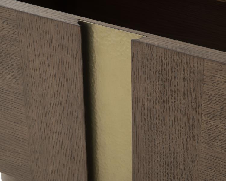 Carino Two Drawer Nightstand - Cocoa