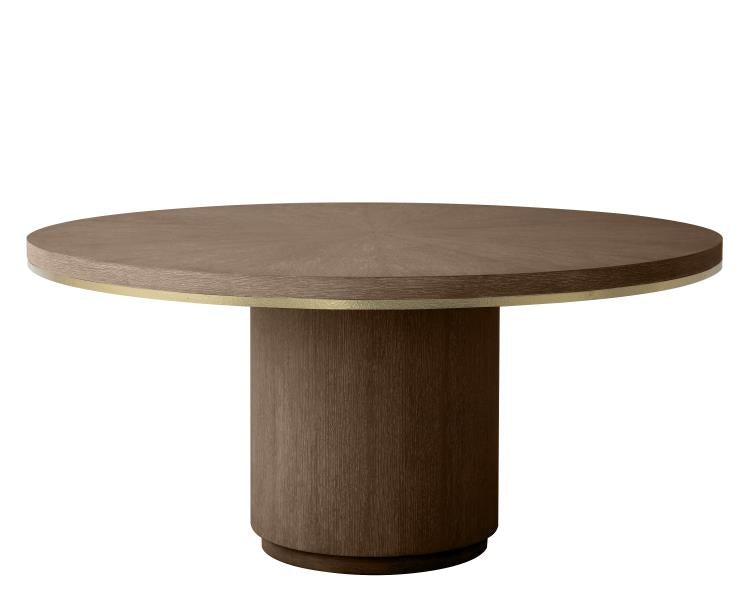 Carino 64" Round Dining Table - Cocoa