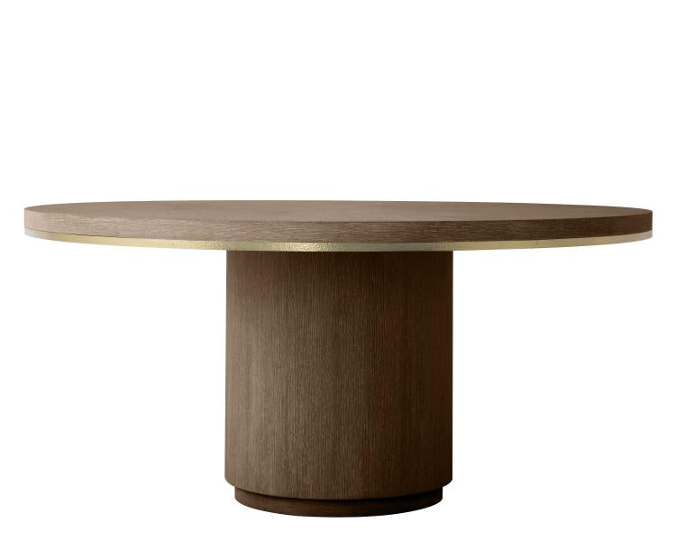Carino 64" Round Dining Table - Cocoa
