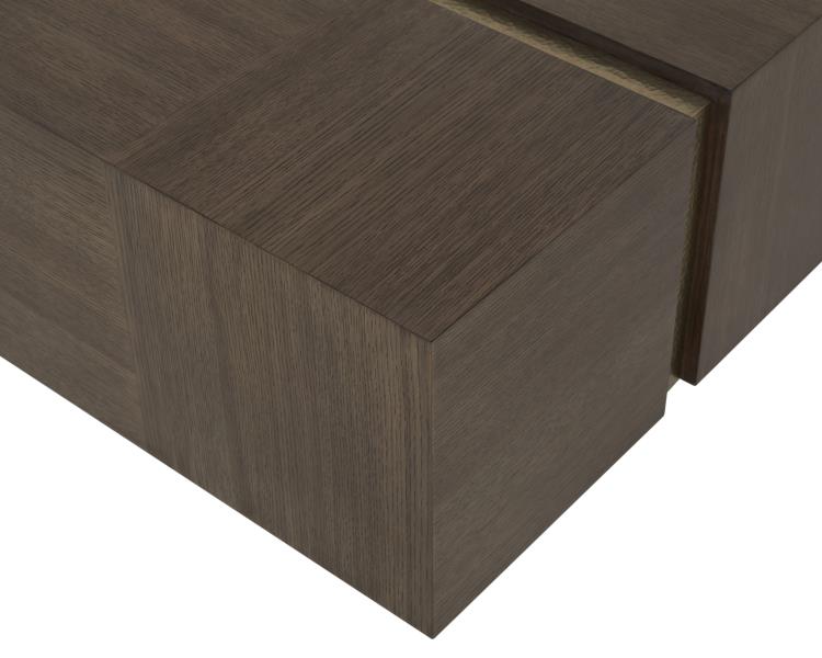 Carino Cocktail Table - Cocoa