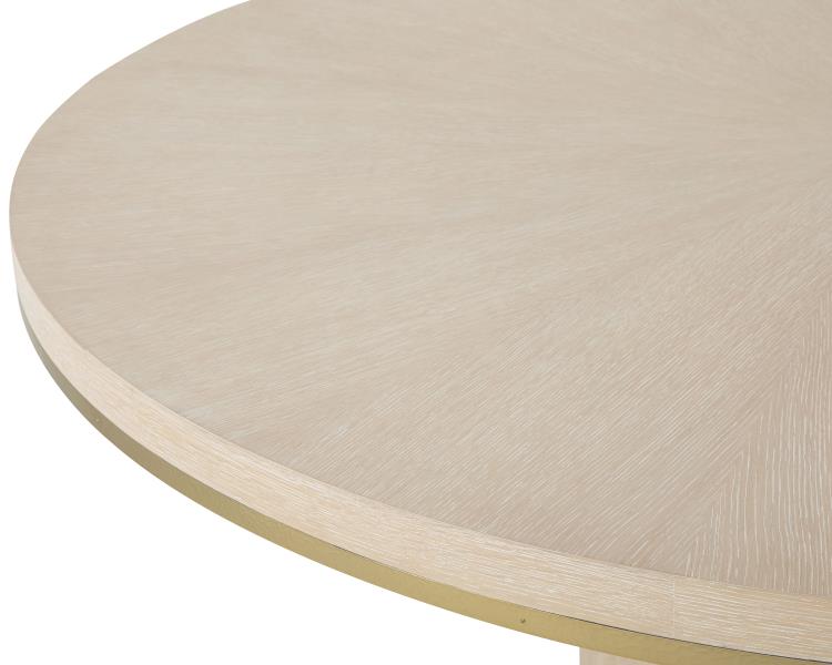 Carino 64" Round Dining Table - Sand Cerused