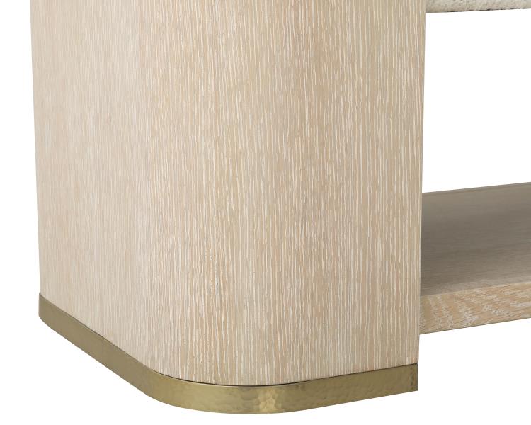 Carino Upholstered Bench - Sand Cerused