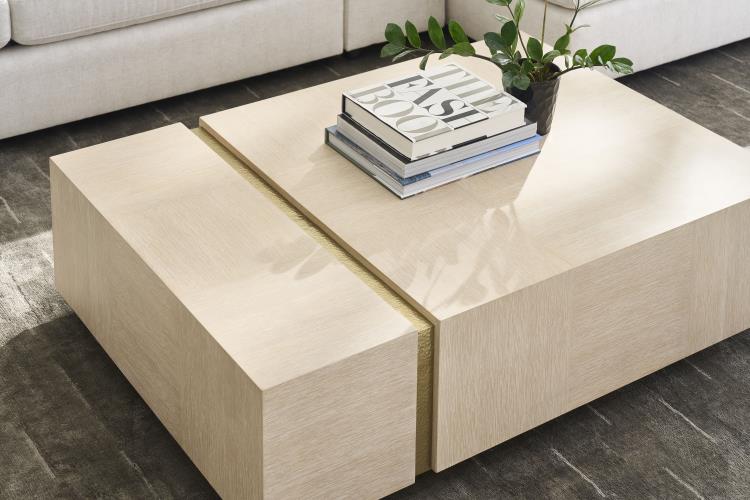 Carino Cocktail Table - Sand Cerused