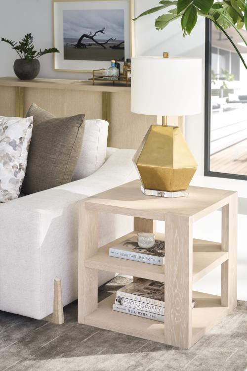 Carino Side Table - Sand Cerused