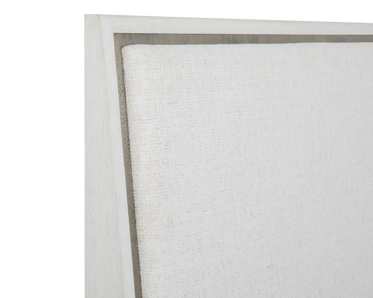 Carino Upholstered Panel Bed King 6/6 - Frost