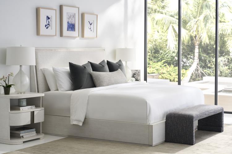 Carino Single Drawer Nightstand - Frost