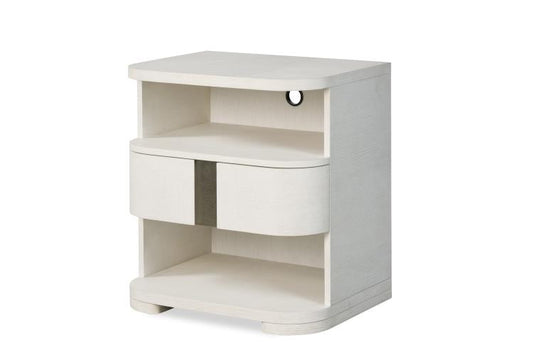 Carino Single Drawer Nightstand - Frost