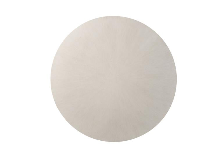 Carino 64" Round Dining Table - Frost