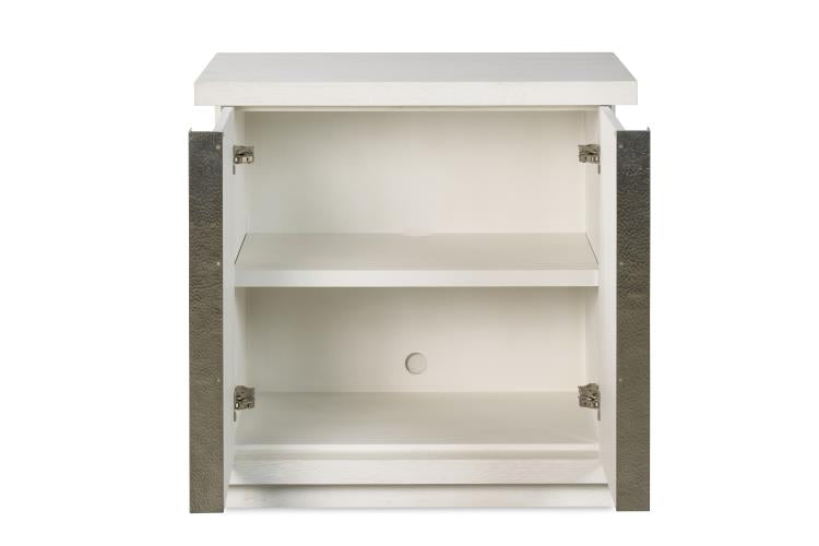 Carino Two Door Chest - Frost