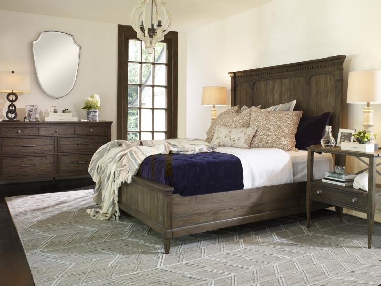 Montgomery Panel Bed Queen 5/0 - Brown Rustic