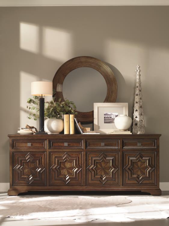 Casa Bella Carved Credenza - Sierra