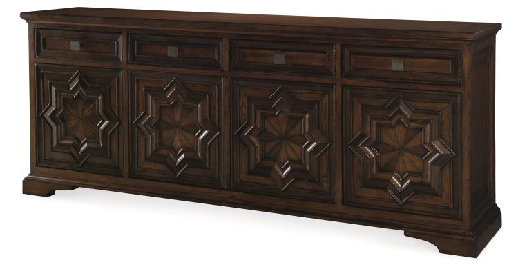 Casa Bella Carved Credenza - Sierra