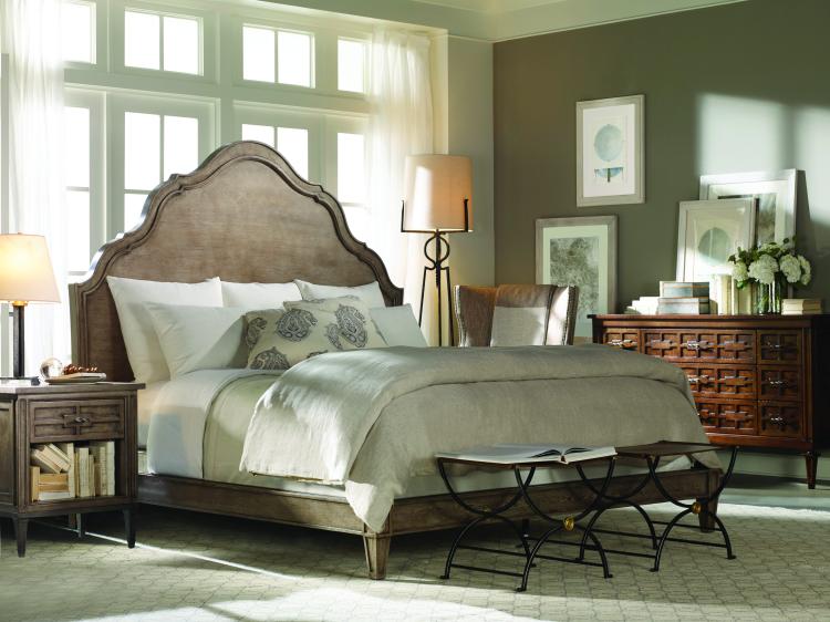 Casa Bella Carved Bed - King 6/6 - Timber Grey