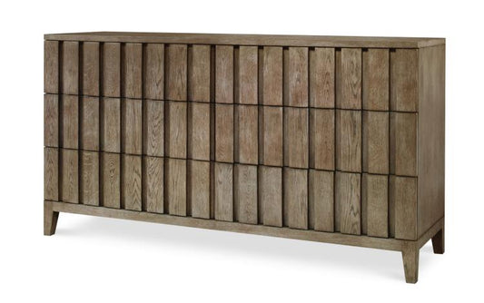 Casa Bella Louvered Dresser - Timber Grey