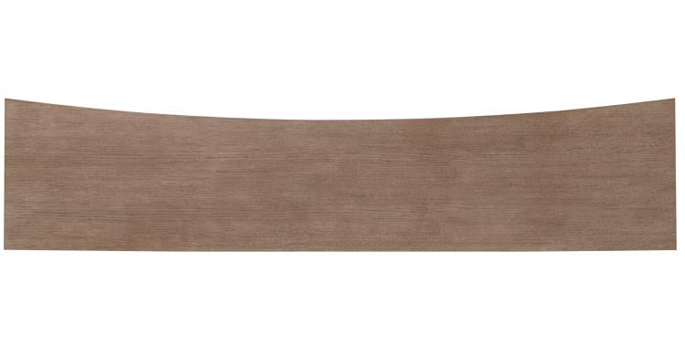 Casa Bella Curved Front Console - Timber Grey