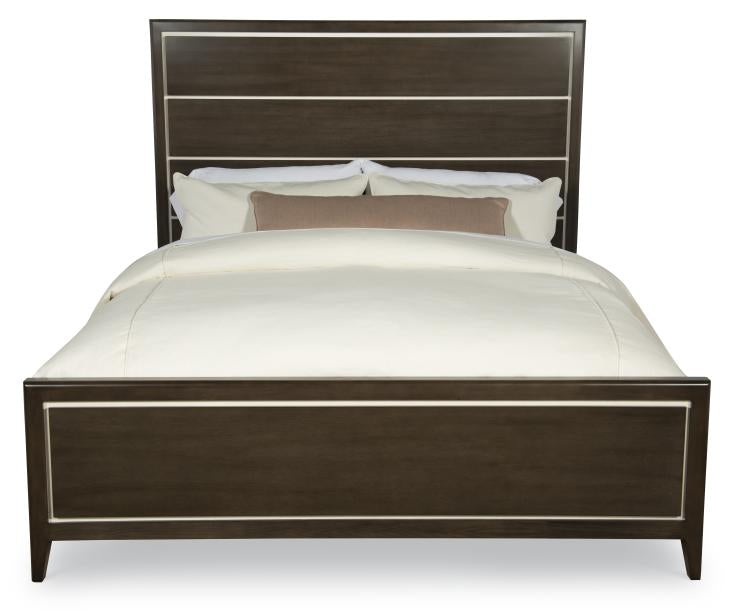 Aria Bed - King 6/6 - Brownstone/Oxford White