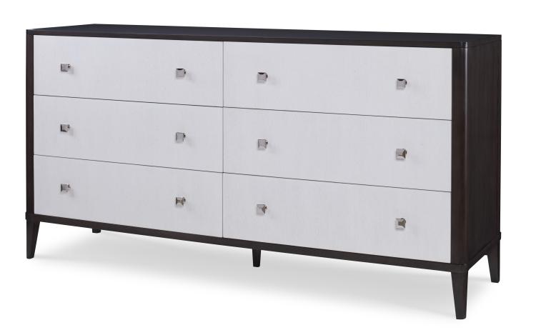 Aria Dresser - Brownstone/Oxford White