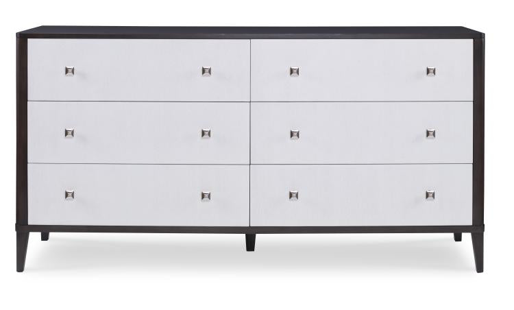 Aria Dresser - Brownstone/Oxford White