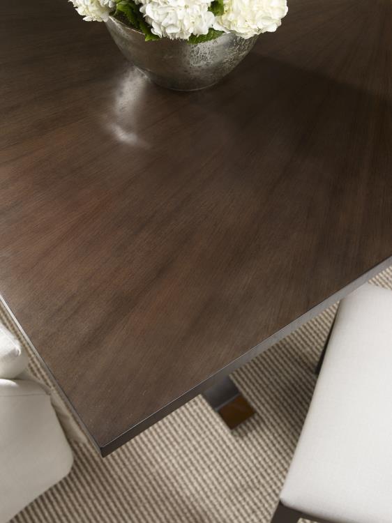 Aria Rectangular Dining Table - Brownstone