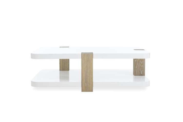 Cadence Cocktail Table - Sand Cerused